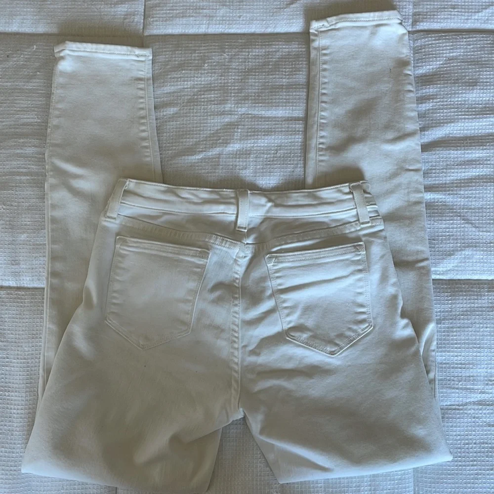 J. Crew Woman’s White Toothpick Jeans - Picture 5 of 10